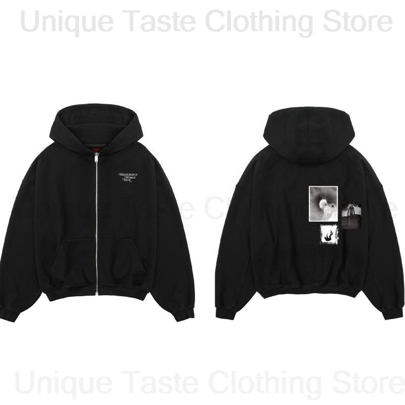 Women'S Fashion Zip Up Hoodies - جاكسون وانغ ماجيكمان 2 نفس سستة