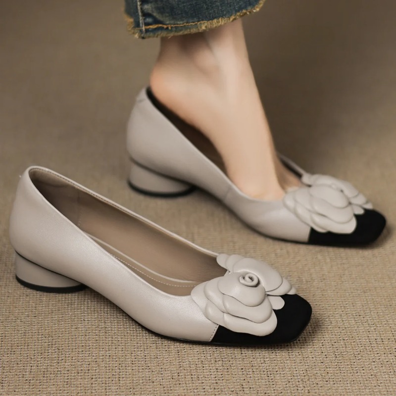 Women'S Fashion Line - حجم كبير 34-41 المرأة مزيج جلد