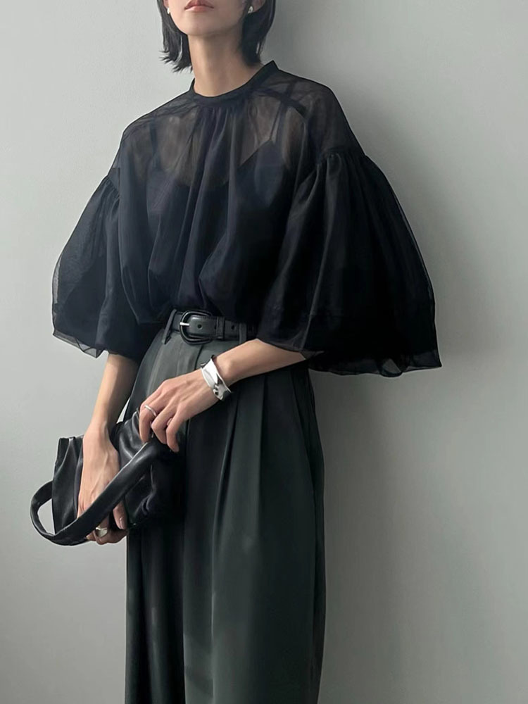 قميص أورجانزا للسيدات وسقف بحم - مراجعة Wrap Blouse Chiffon وسعره