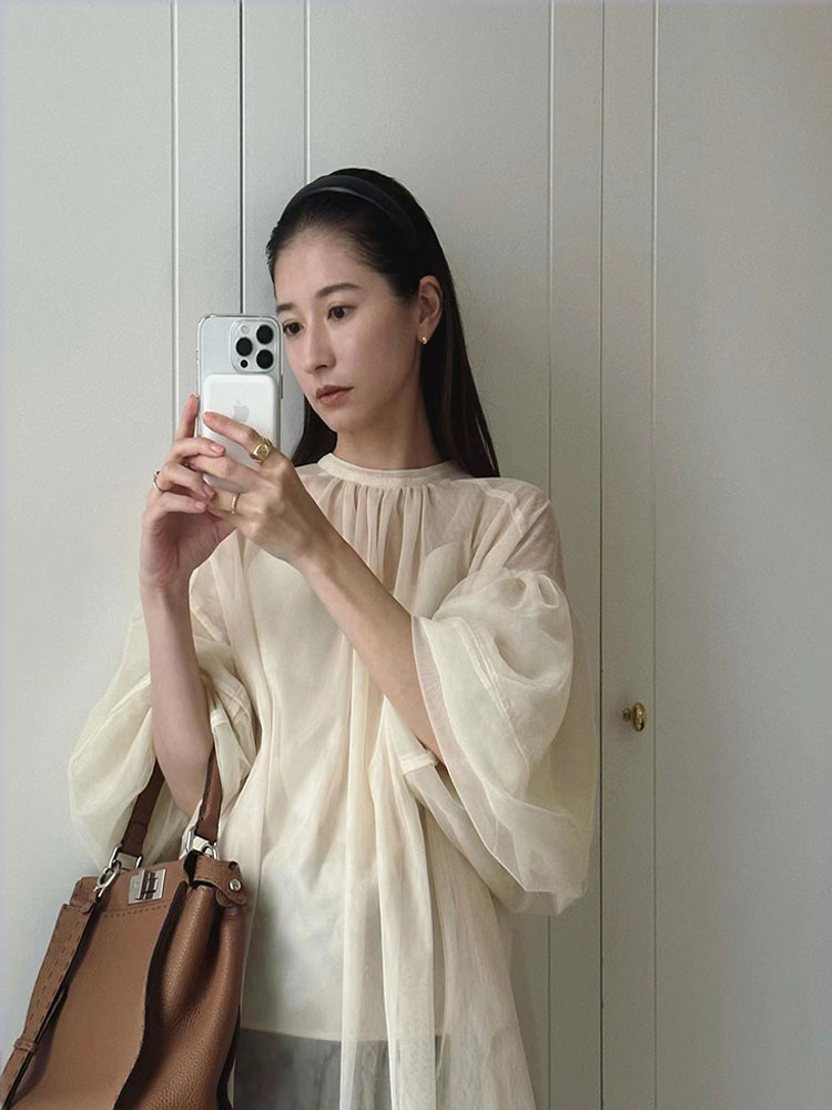 قميص أورجانزا للسيدات وسقف بحم - مراجعة Wrap Blouse Chiffon وسعره