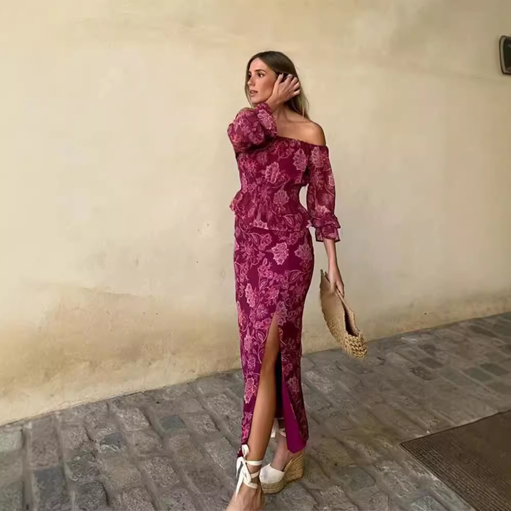 قميص نسائي مطبوع بأكمام طويلة  - مراجعة Fashion Women Picture وسعره