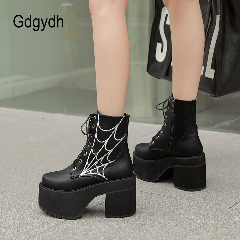 Gdgydh موضة Cobweb القوطية أحذ - مراجعة Women'S Fashion In The 90S وسعره