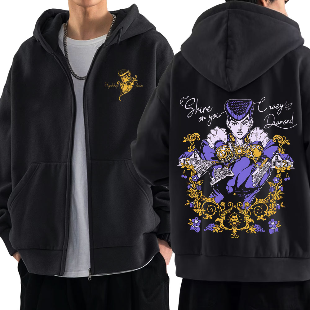 أنيمي جوجو غريب مغامرة سستة هو - مراجعة Women'S Fashion Zip Up Hoodies وسعره