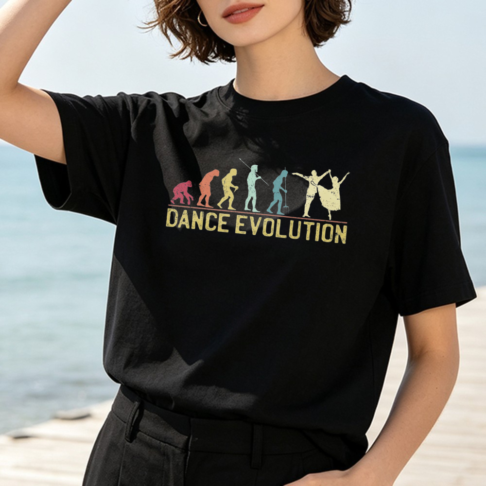 تي شيرت كاجوال بتصميم جرافيك ع - مراجعة Women Fashion Evolution وسعره