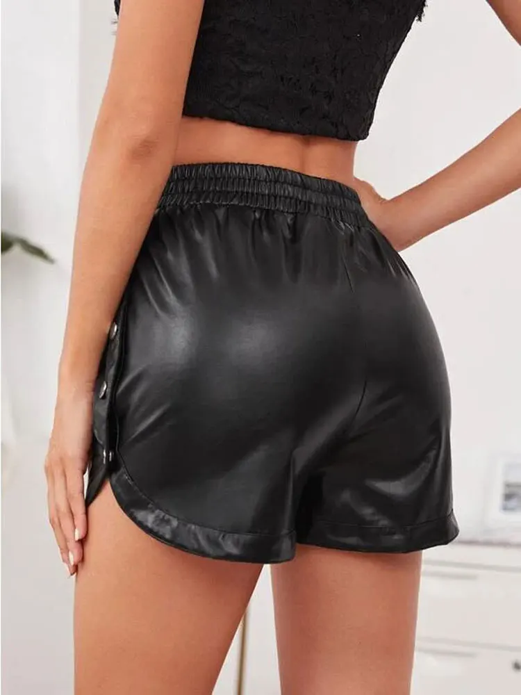 شورت نسائي بأزرار جانبية وفتحة - مراجعة Women Fashion Open Now وسعره