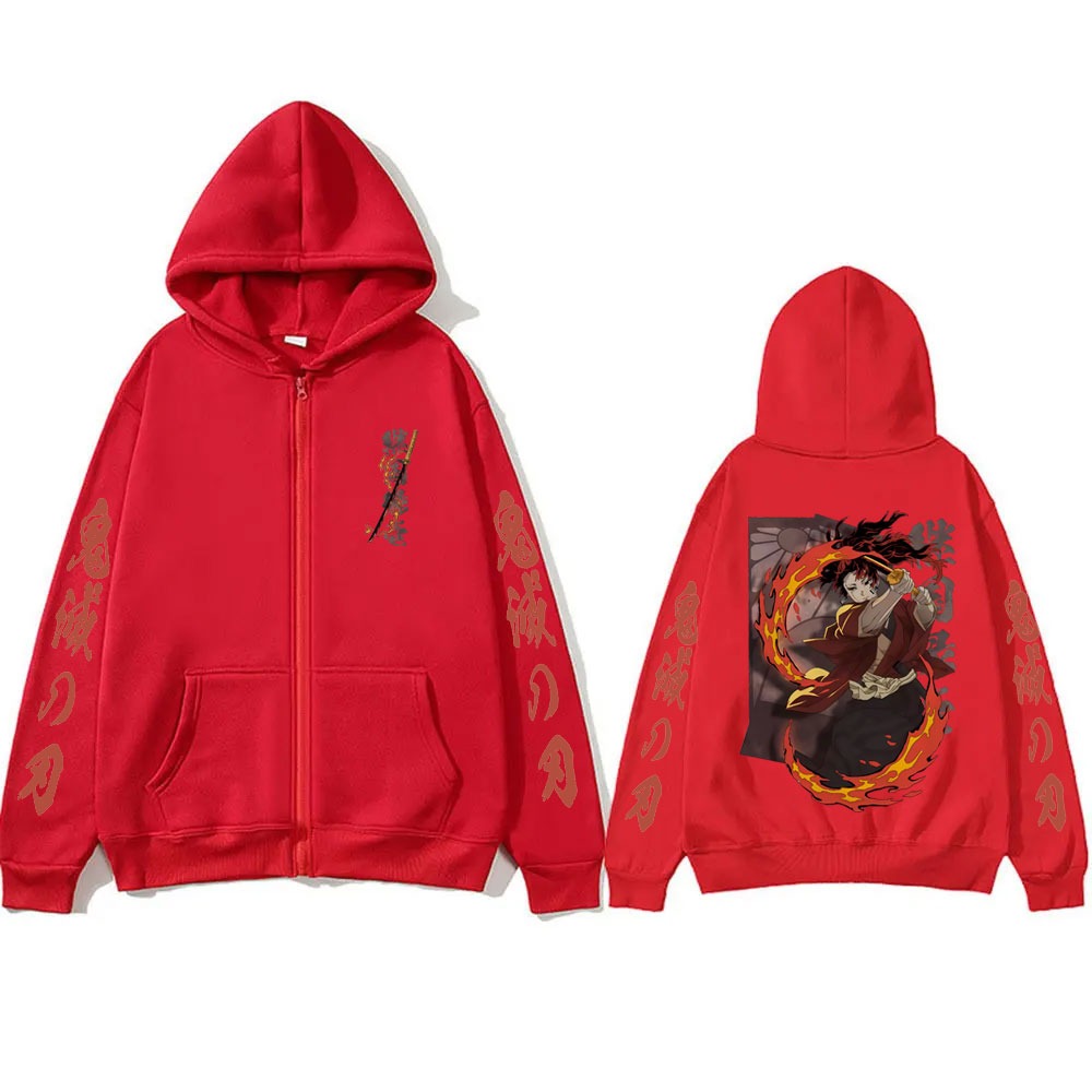 جديد شيطان القاتل Tsugikuni Yo - مراجعة Women'S Fashion Zip Up Hoodies وسعره