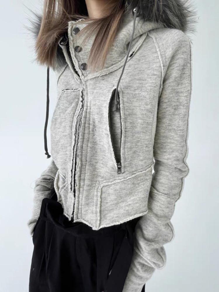 بلوزات نسائية كلاسيكية بسحّاب  - مراجعة Women'S Fashion Zip Up Hoodies وسعره